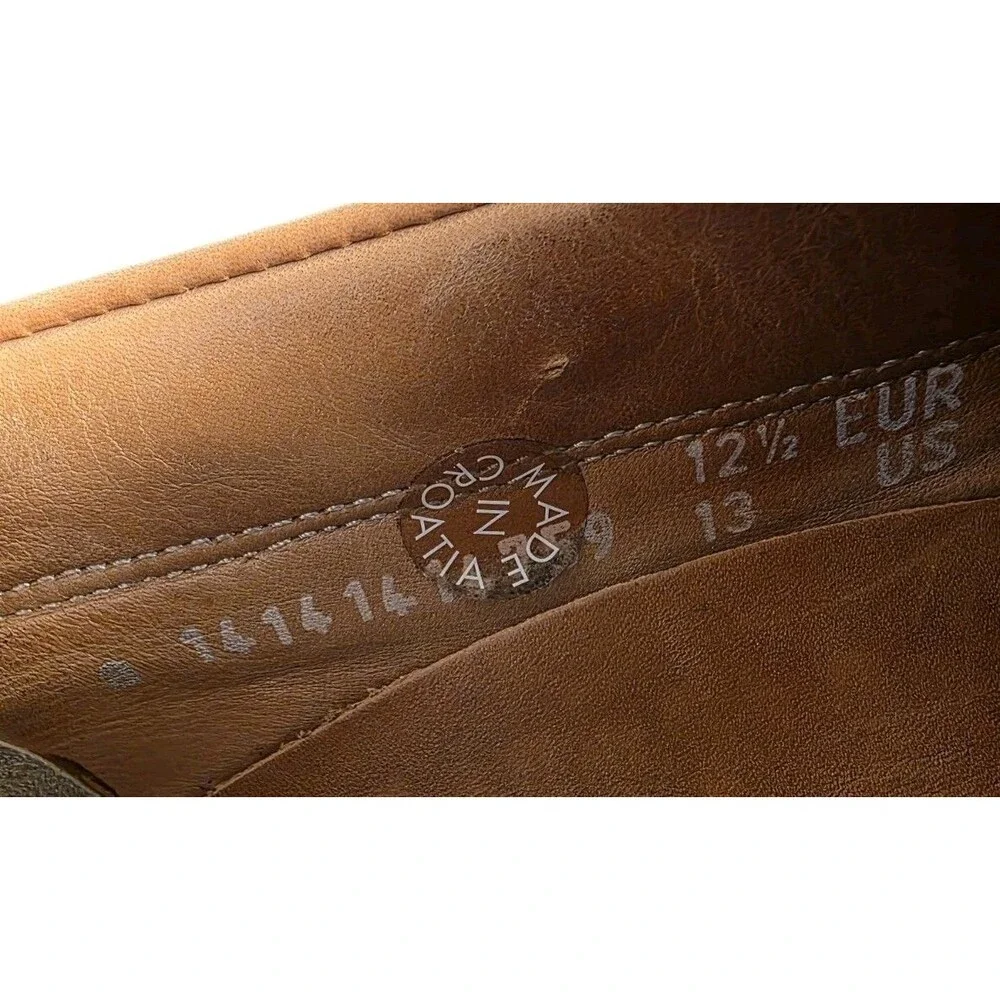 Mephisto Spinnaker Air-Relax Boat Shoes Mens 13 Brown Leather Casual Comfort